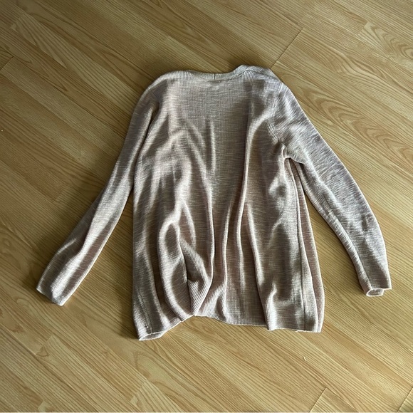 J.Jill Light Pink Open Front Knit Cardigan Large - Picture 9 of 9